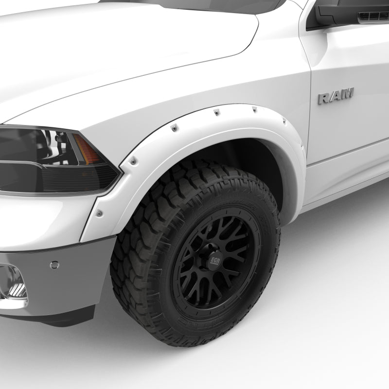 EGR 09+ Dodge Ram LD Bolt-On Look Color Match Fender Flares - Set - Bright White 792654-PW7