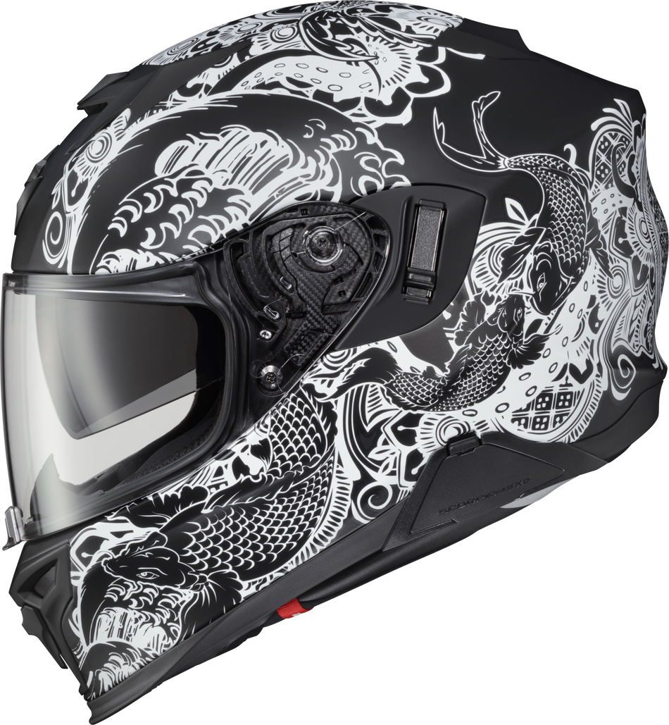SCORPION EXO Exo-T520 Helmet Nama-Sushi Black/White Lg T52-1105