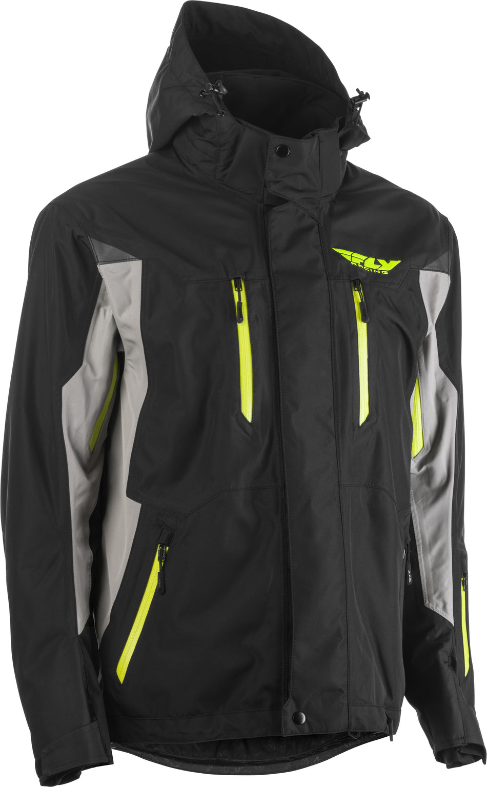 FLY RACING Fly Incline Jacket Grey/Black Lg 470-4102L