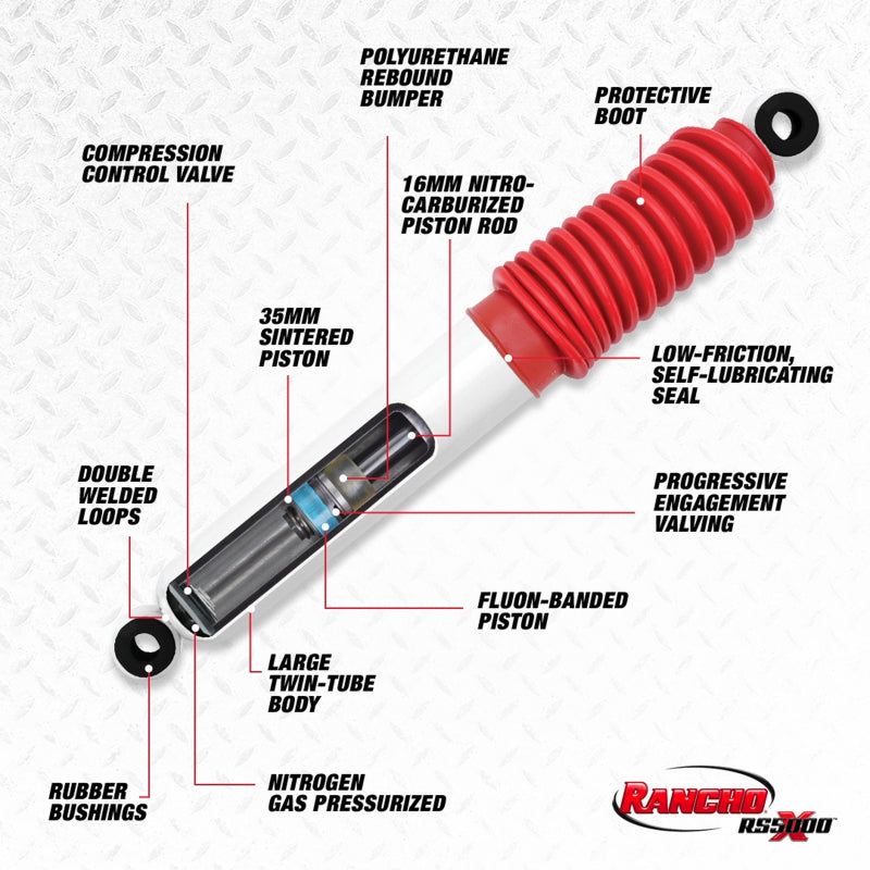 Rancho Universal / Non-Application Rancho RS5000X Shock Absorber RS55012