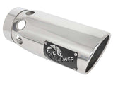 aFe Large Bore-HD 3in 409-SS DPF-Back Exhaust System w/ Polished Tip 14-19 RAM 1500 V6 3.0L (td) 49-42065-P