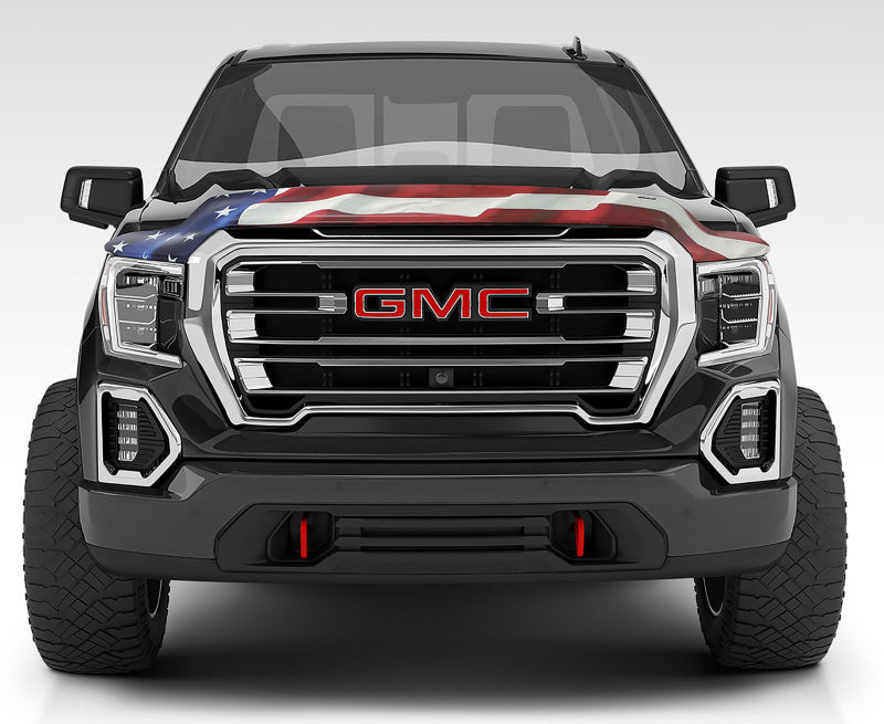 Stampede 2015-2019 Chevy Silverado 2500 HD Vigilante Premium Hood Protector - Flag 2052-41