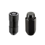 McGard 6 Lug Hex Install Kit w/Locks (Cone Seat Nut) M14X1.5 / 13/16 Hex / 1.945in. Length - Black 84622