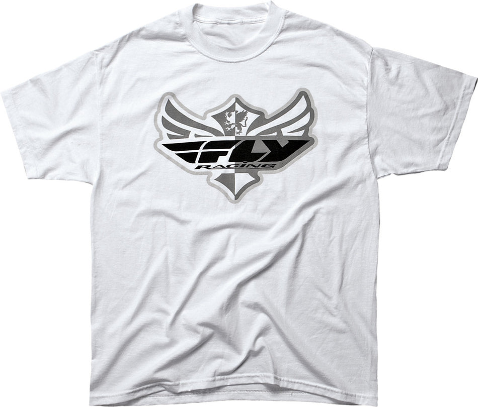 FLY RACING Logo Tee White L 352-0014L