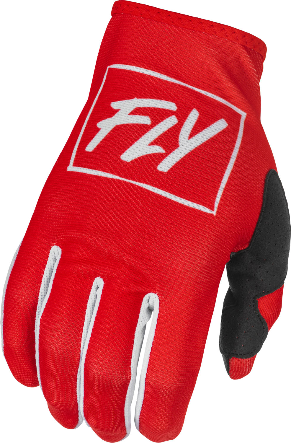 FLY RACING Youth Lite Gloves Red/White Ym 375-712YM