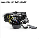 Spyder 09-12 BMW E90 3-Series 4DR Projector Headlights Halogen - LED - Black - PRO-YD-BMWE9009-BK 5086488