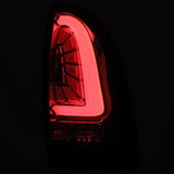 AlphaRex 05-15 Toyota Tacoma PRO-Series LED Tail Lights Jet Black 680030