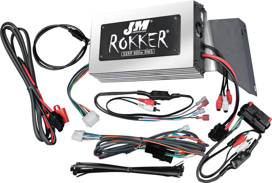 J&MRokker P800w 4-Ch Amp Kit 06-13 Fltr CustomJAMP-800HR06-RCP