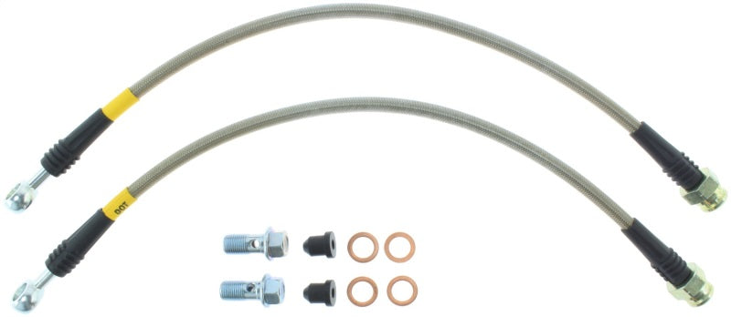 StopTech 06-10 Chevrolet Corvette Z06 Stainless Steel Rear Brake Lines 950.62507