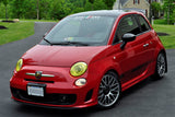 Rally Armor 12-18 Fiat 500 (Pop/Sport/Lounge/Abarth) Black UR Mud Flap w/ Red Logo MF25-UR-BLK/RD