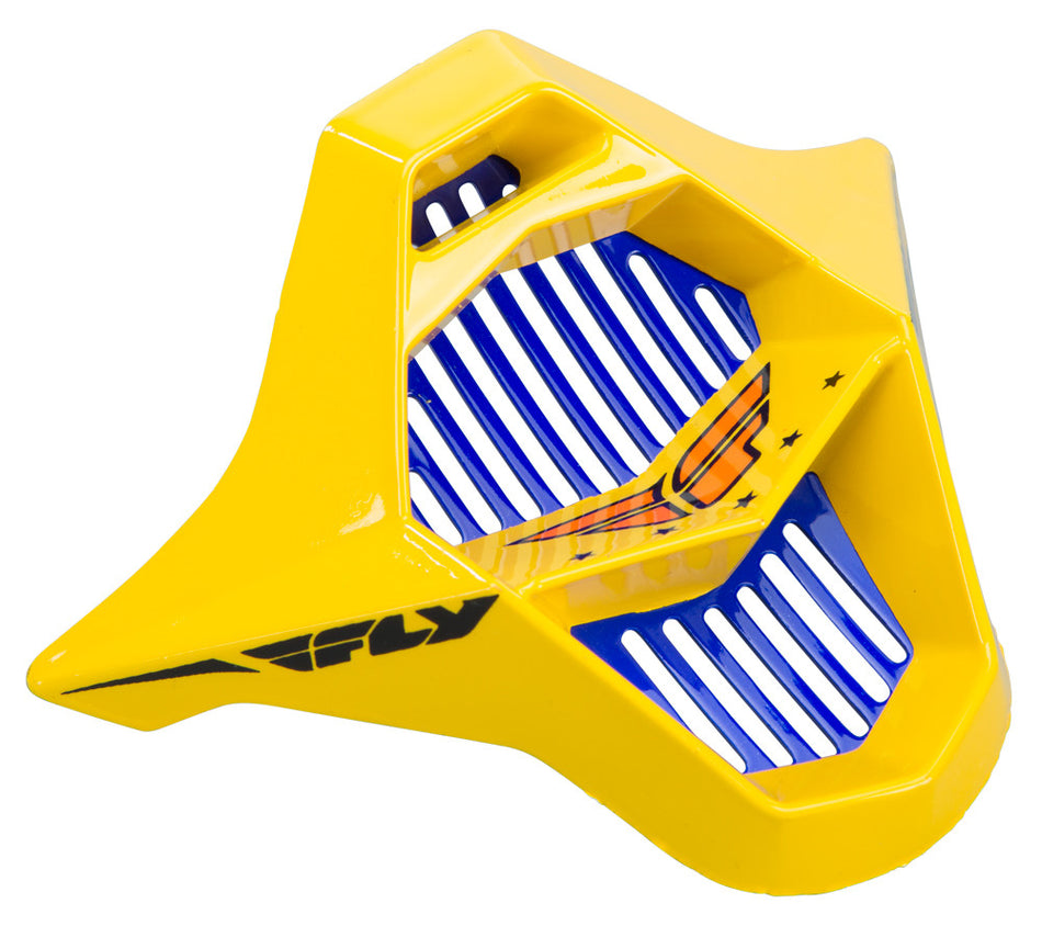 FLY RACING Kinetic Pro Mouthpiece Short Replica Yellow 73-3772
