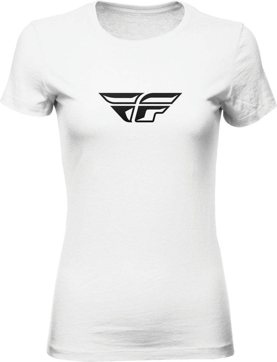 FLY RACING Women's Fly F-Wing Tee White 2x 356-04812X