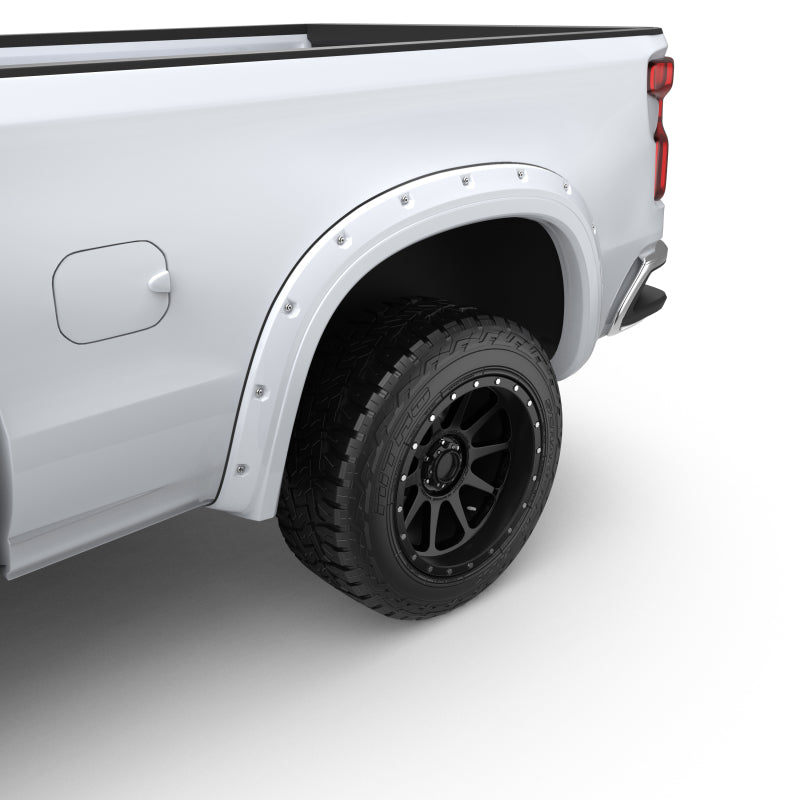 EGR 19-22 Chevrolet Silverado 1500 Summit White Traditional Bolt-On Look Fender Flares Set Of 4 791694-GAZ