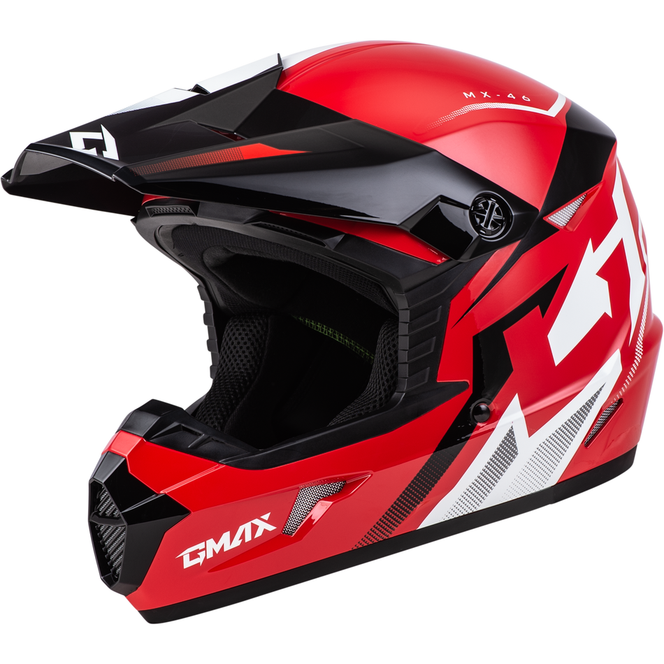 GMAX Mx-46 Compound Helmet Red/Black/White Yl D3464752
