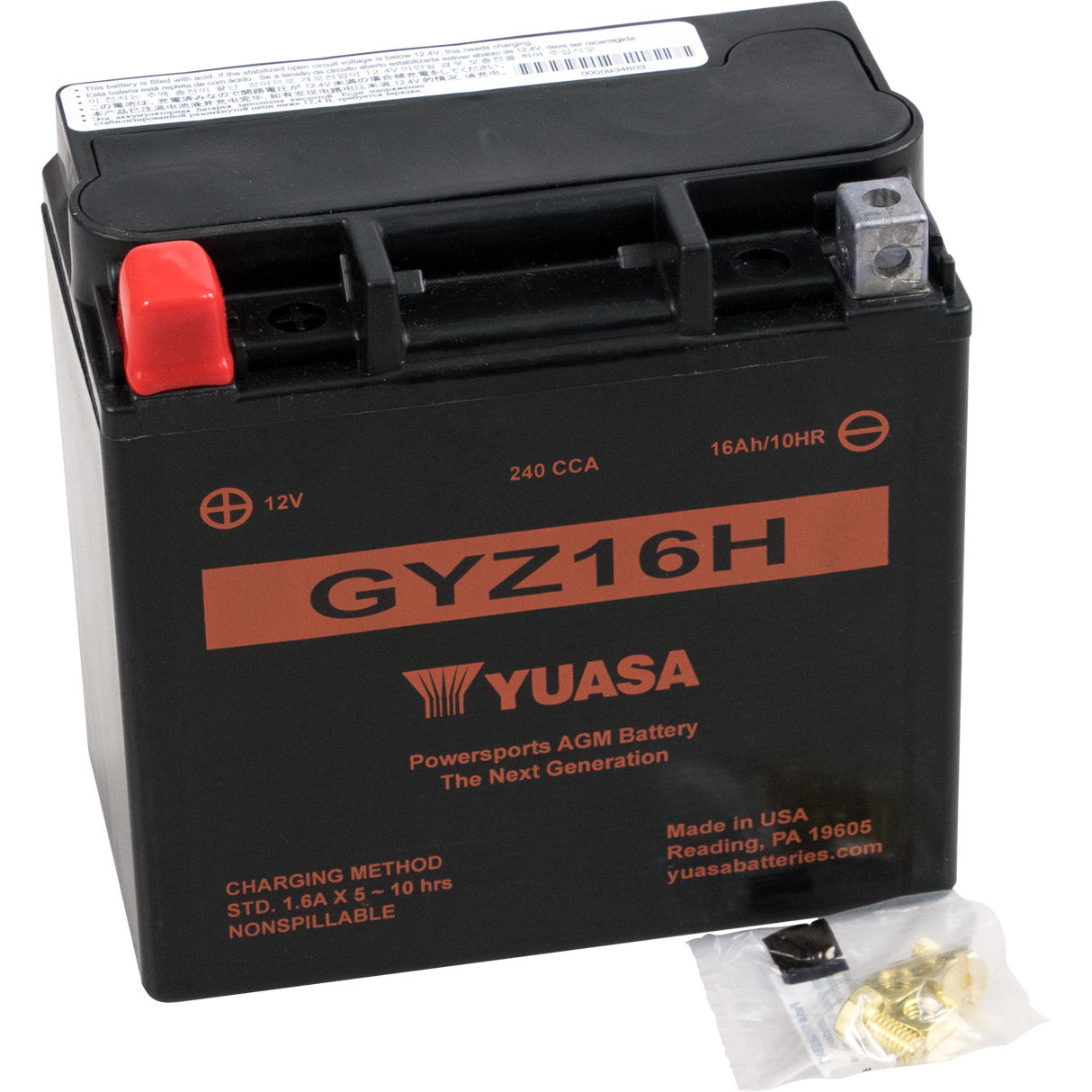 YUASA AGM-Batterie - GYZ16H YUAM716GH 