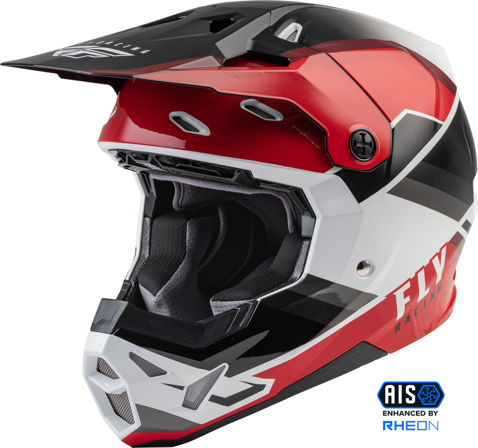 FLY RACING Formula Cp Rush Helmet Black/Red/White 2x 73-00212X