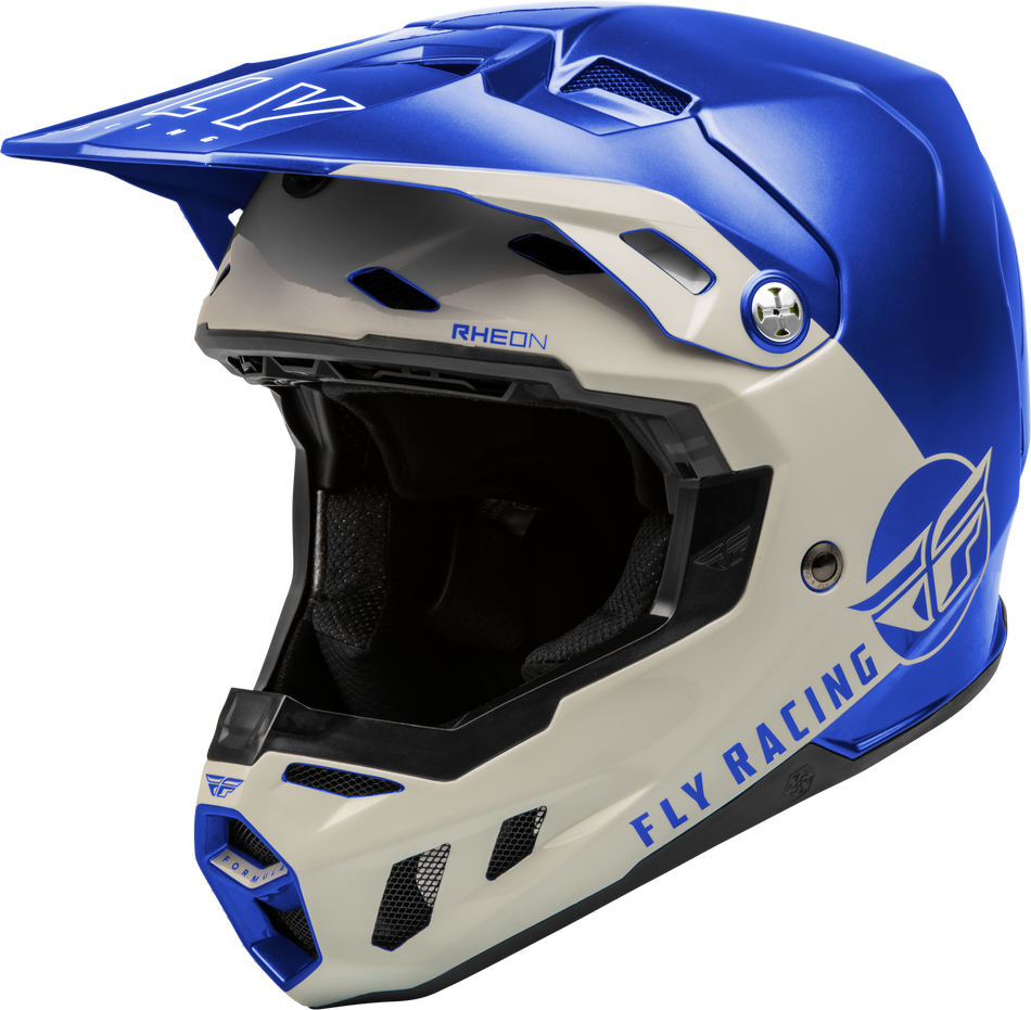 FLY RACING Formula Cc Centrum Helmet Metallic Blue/Light Grey Md 73-4322M
