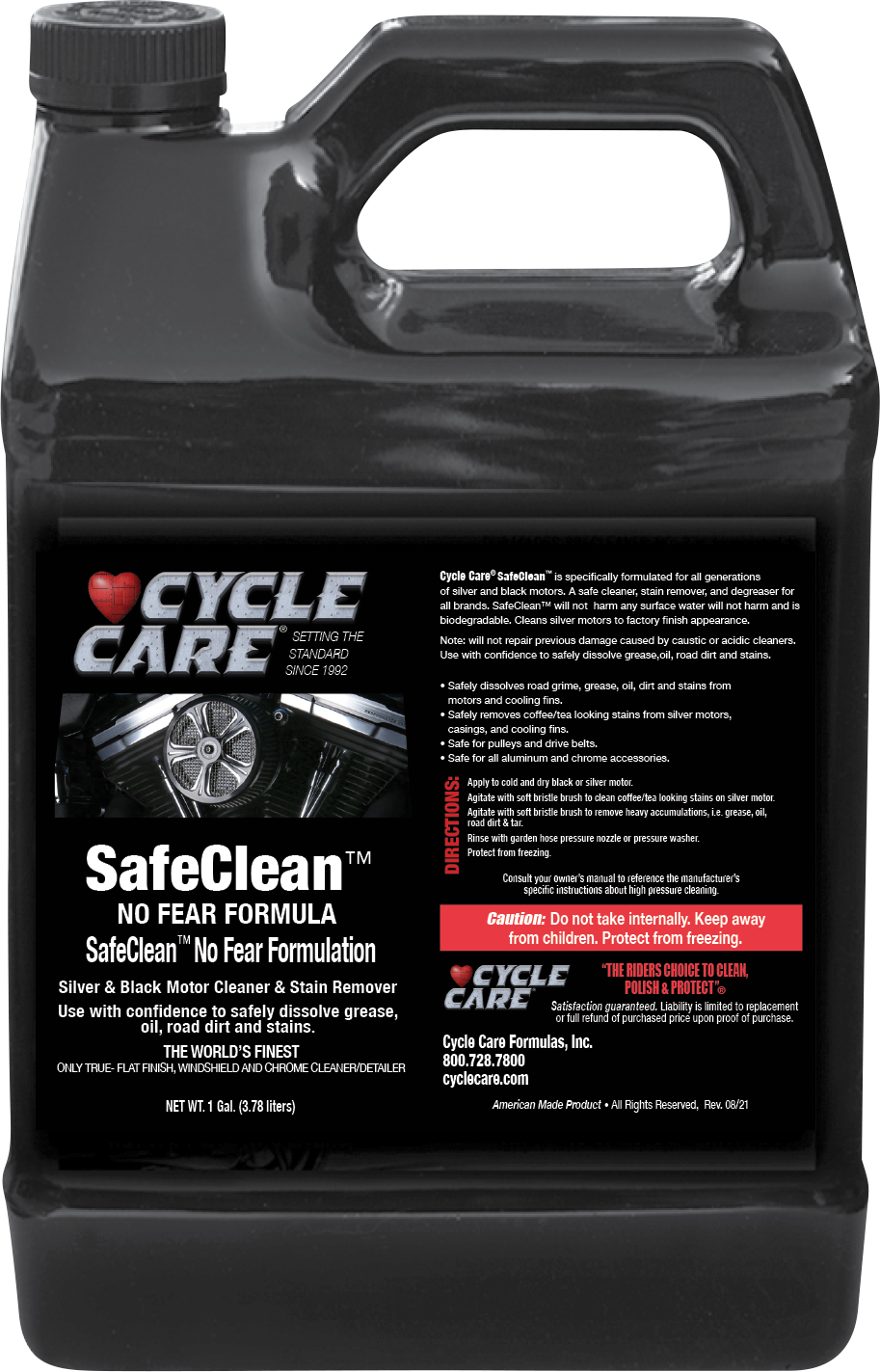 CYCLE CARE FORMULAS Formula SafeClean - 1 U.S. gal. 15128