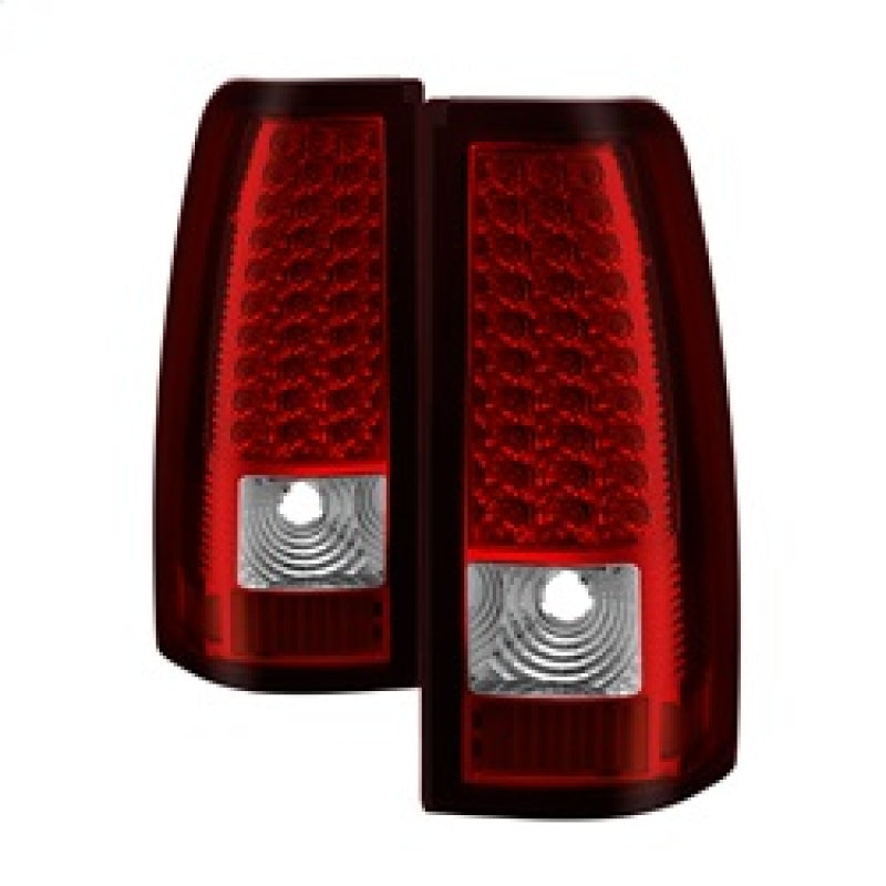 Xtune Chevy Silverado 1500/2500/3500 03-06 LED Tail Lights Red Clear ALT-ON-CS03-LED-RC 5008787