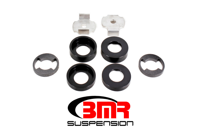 BMR 15-17 S550 Mustang Cradle Bushing Lockout Kit Level 1 - Black CB010