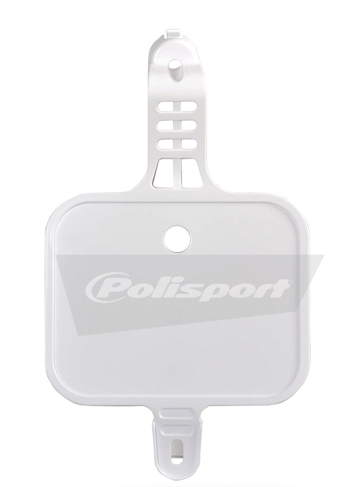 POLISPORT Front Number Plate White 8661800001