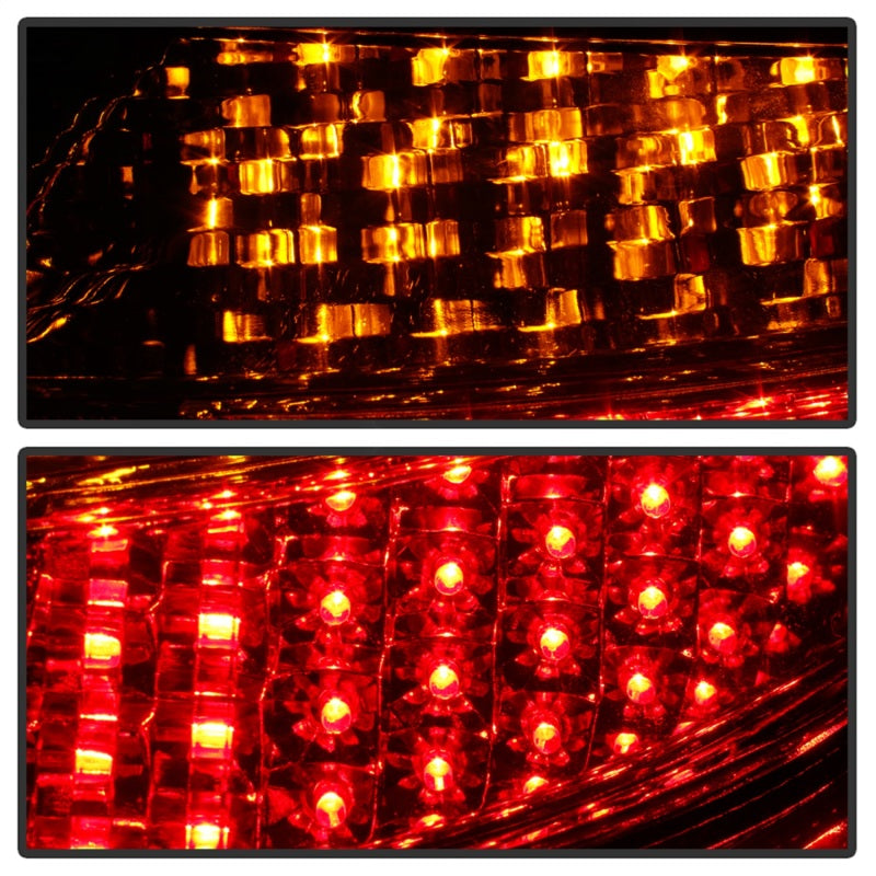 Xtune Porsche 911 996 ( Non 4S. Turbo. GT3 ) 99-04 LED Tail Lights Red Clear ALT-ON-P99699-LED-RC 5013132