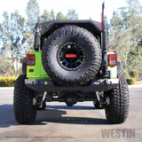 Westin 07-18 Jeep Wrangler JK WJ2 Rear Bumper - Textured Black 59-82005