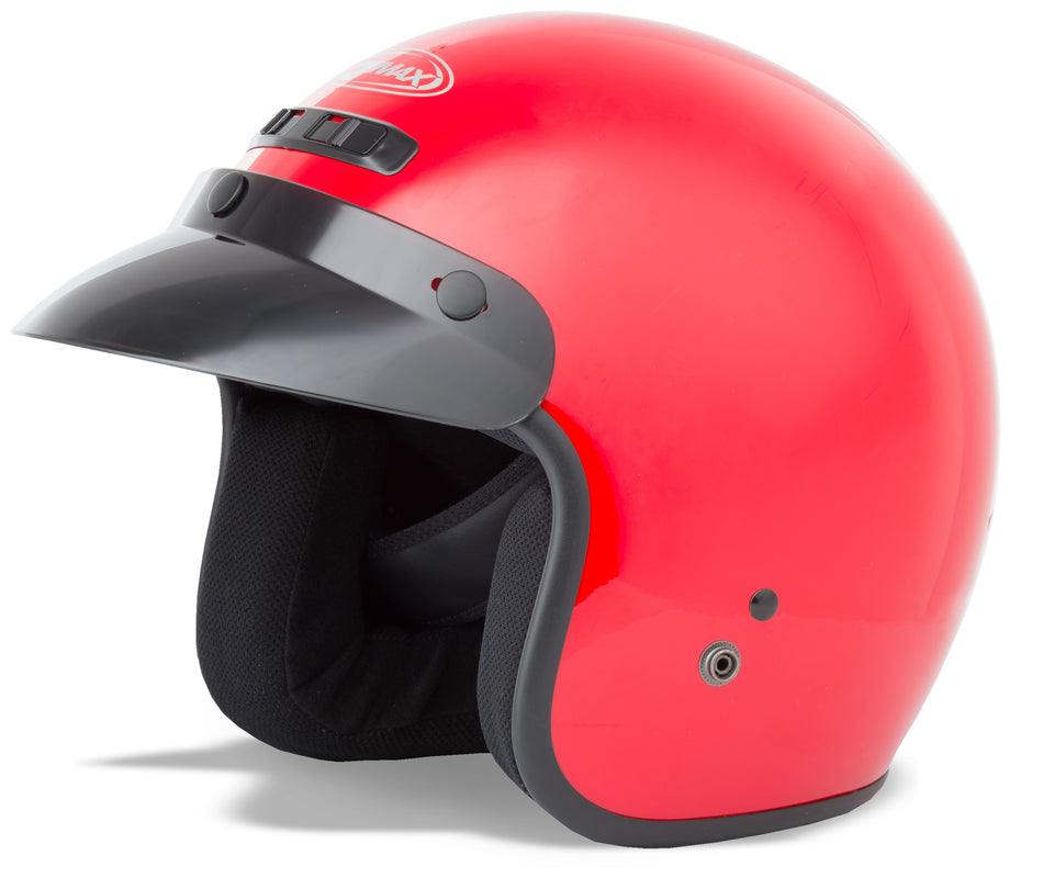 GMAX Youth Gm-2 Open-Face Helmet Red Ys-Ym G102031