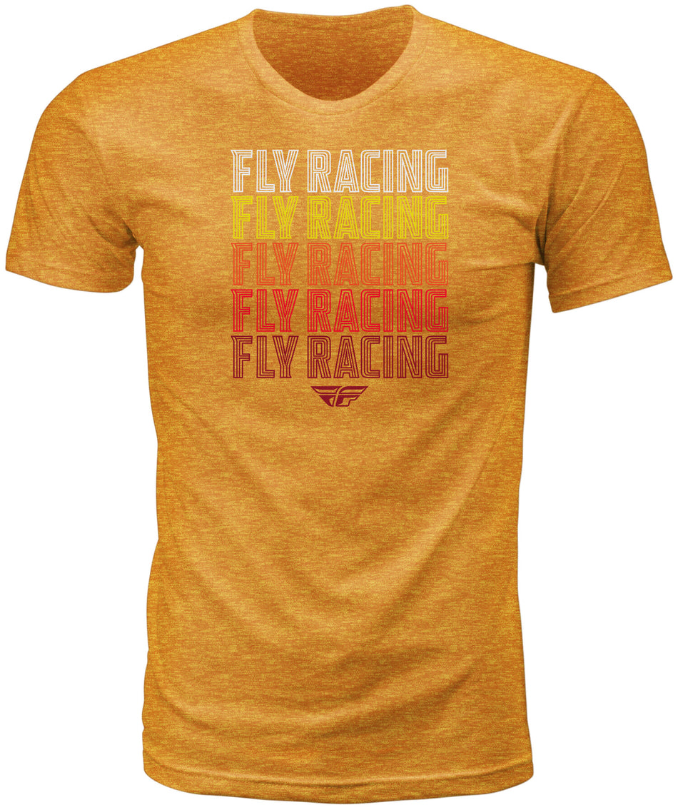FLY RACING Fly Nostalgia Tee Mustard Heather Md 352-0640M