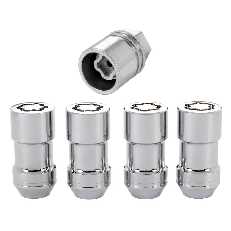 McGard Wheel Lock Nut Set - 4pk. (Cone Seat) 9/16-18 / 7/8 Hex / 1.765in. Length - Chrome 24234