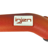 Injen 15-16 BMW M3(F80)/M4 (F82/83) 3.0L L6 Twin Turbo 2PC Aluminum Int. Charge Pipe - Wrinkle Red SES1116ICPWR