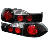 Spyder Honda Accord 01-02 4Dr Euro Style Tail Lights Black ALT-YD-HA01-4D-BK 5003959