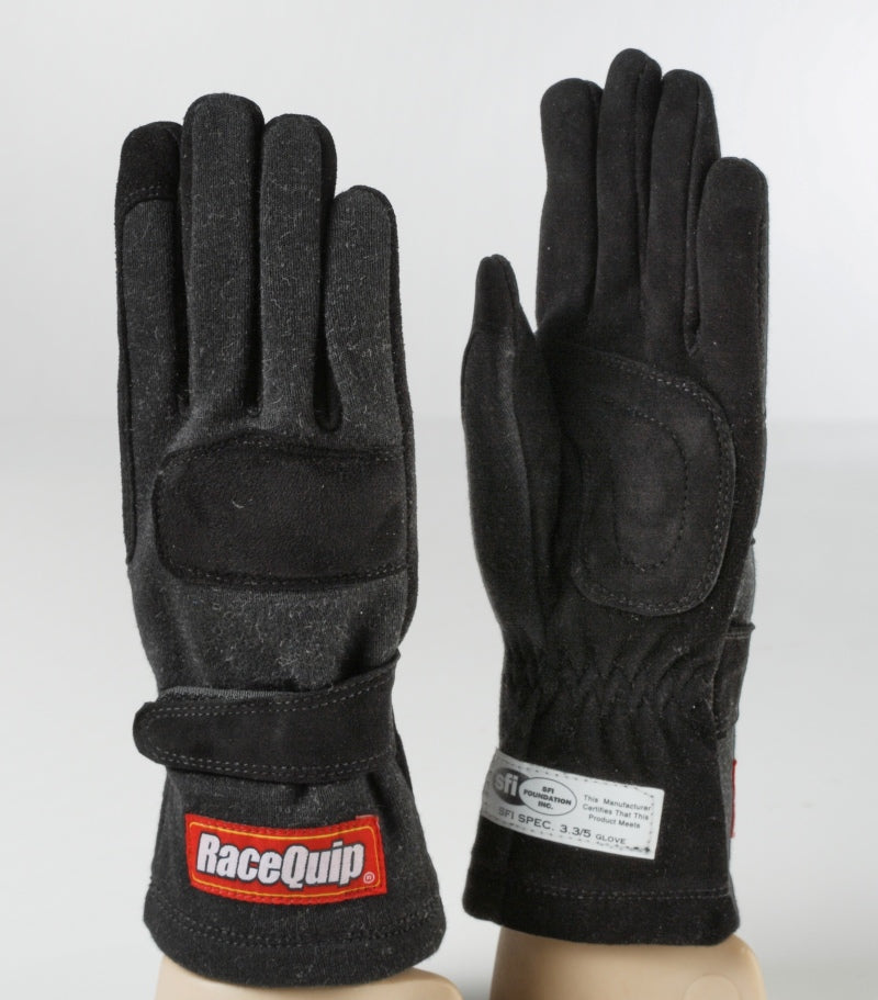 RaceQuip Black 2-Layer SFI-5 Glove - XL 355006