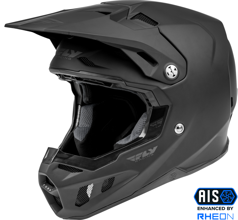 FLY RACING Formula Cc Solid Helmet Matte Black 2x 73-43002X