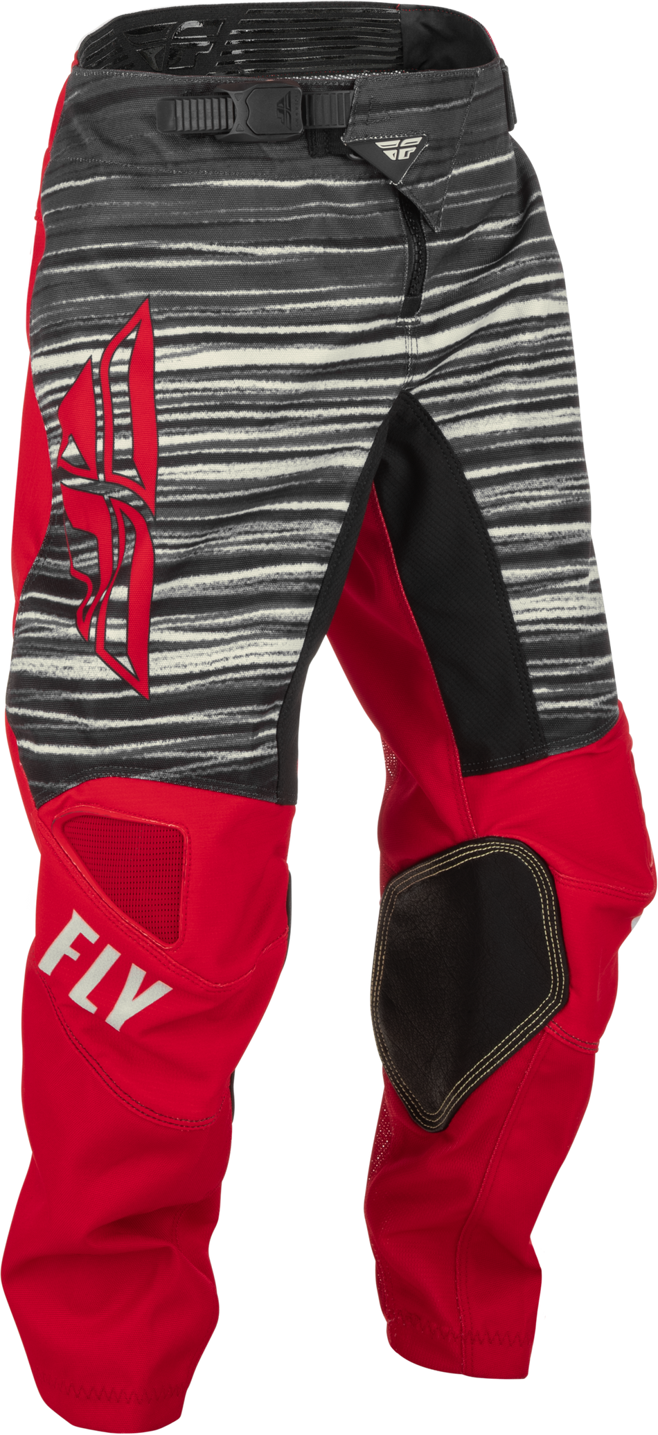 FLY RACING Youth Kinetic Wave Pants Red/Grey Sz 18 375-53718