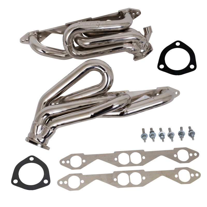 BBK 96-98 GM Truck SUV 5.0 5.7 Shorty Tuned Length Exhaust Headers - 1-5/8 Titanium Ceramic 4007