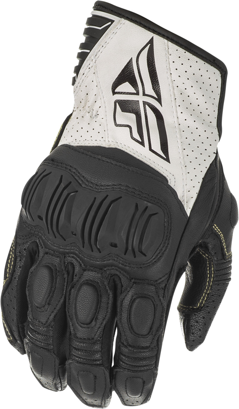 FLY RACING Brawler Gloves Black/White 2x 476-20932X