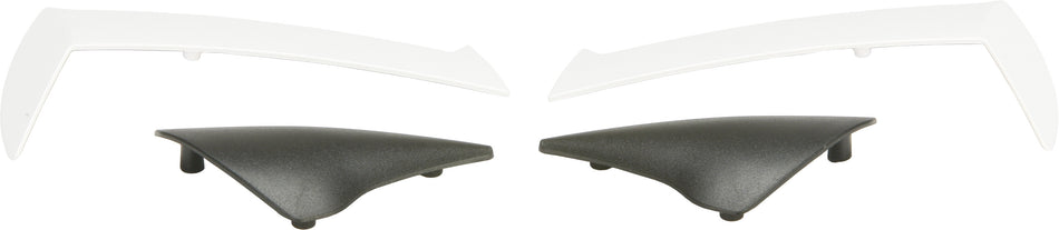 FLY RACING Conquest Helmet Rear/Side Vents White 4/Pk 73-88943