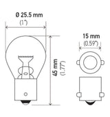 Hella Bulb 7506 12V 21W BA15s S8 LA7506