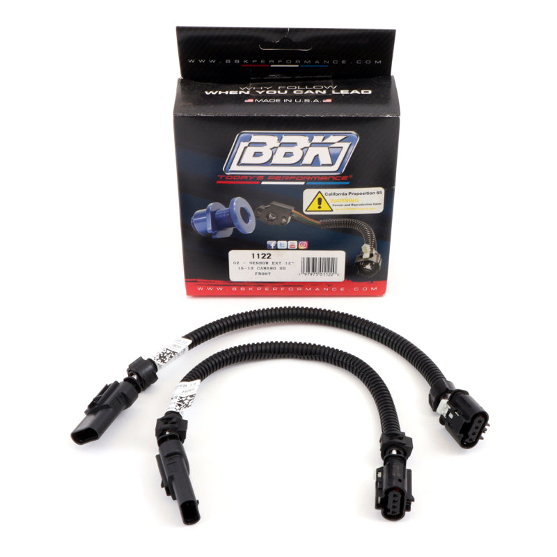 BBK 16-20 GM Camaro 6.2L SS Manual Trans O2 Sensor Wire Harness Extensions (Front) 1122