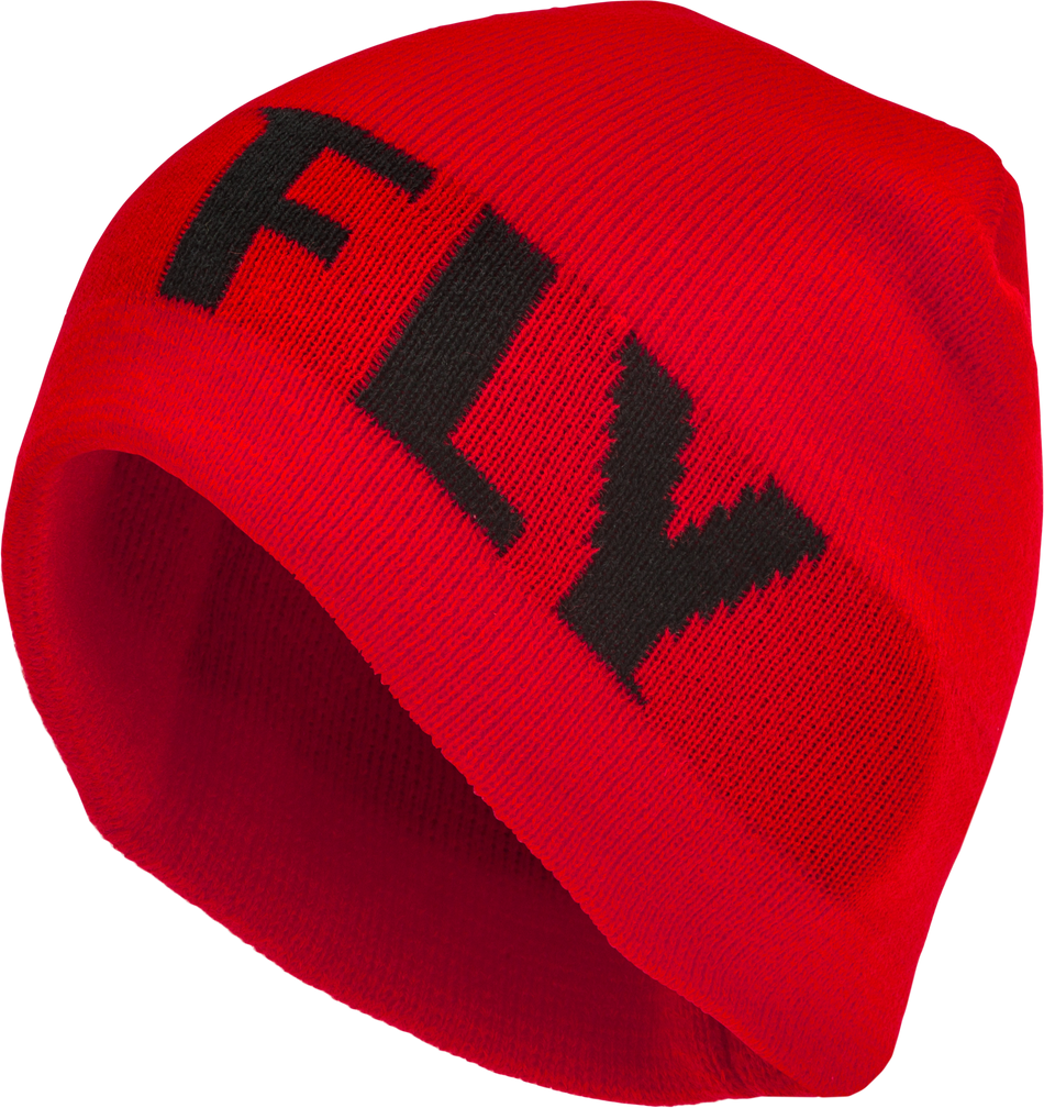FLY RACING Fly Fitted Beanie Red/Black 351-0154