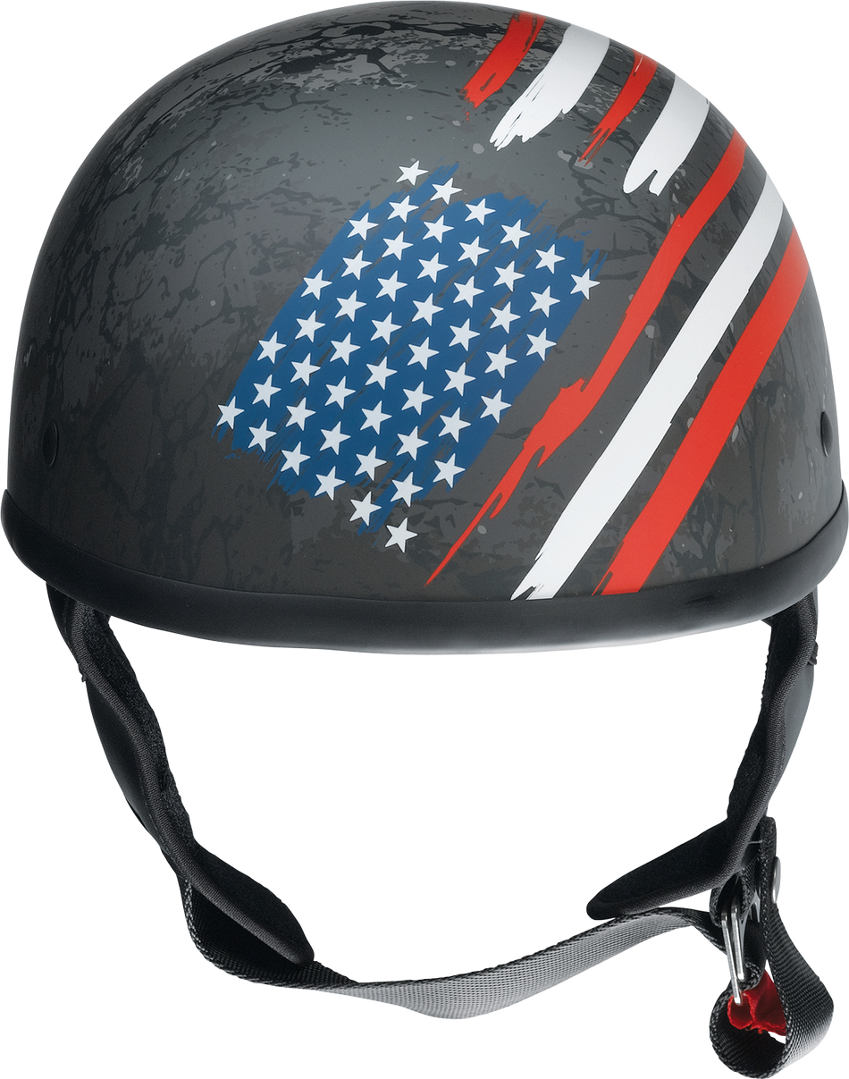 Z1R CC Beanie Helmet - Justice - Black/Red/White/Blue - Medium 0103-1405