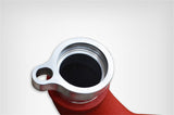 Injen 15-16 BMW M3(F80)/M4 (F82/83) 3.0L L6 Twin Turbo 2PC Aluminum Int. Charge Pipe - Wrinkle Red SES1116ICPWR