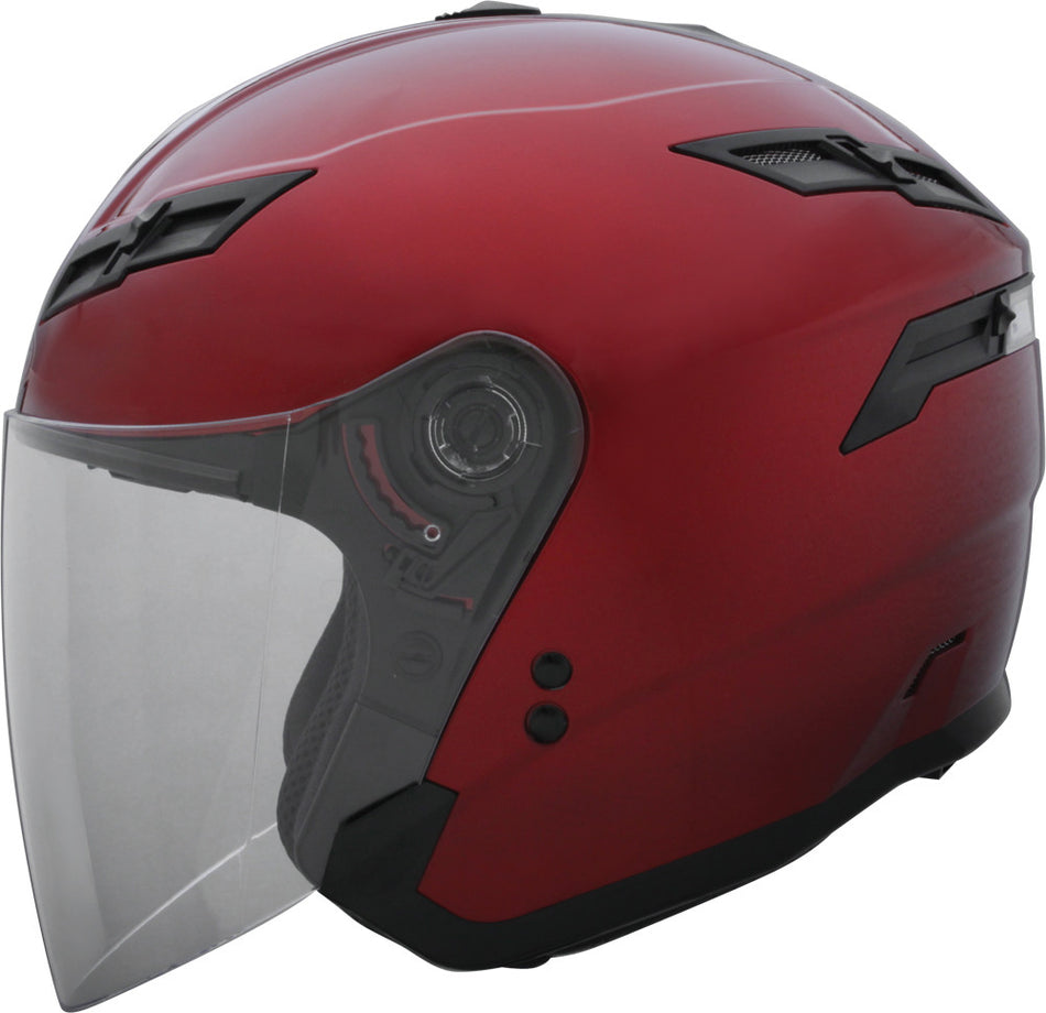 GMAX Gm-67 Open-Face Helmet Candy Red Xs G3670093