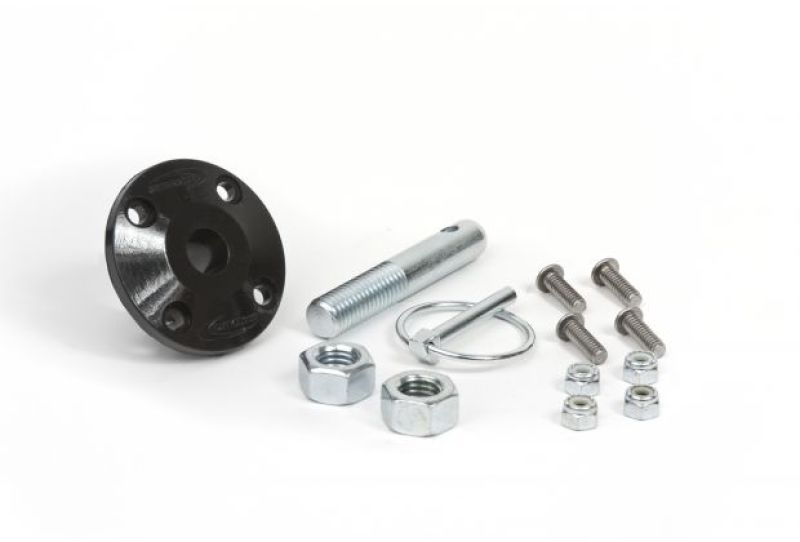 Daystar Hood Pin Kit Black Single Incl Polyurethane Isolator Pin Spring Clip and Related Hardware KU71104BK