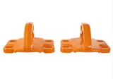 Ford Racing 2021+ Bronco Front Bumper Tow Hooks - Orange (Pair) M-18954-BO