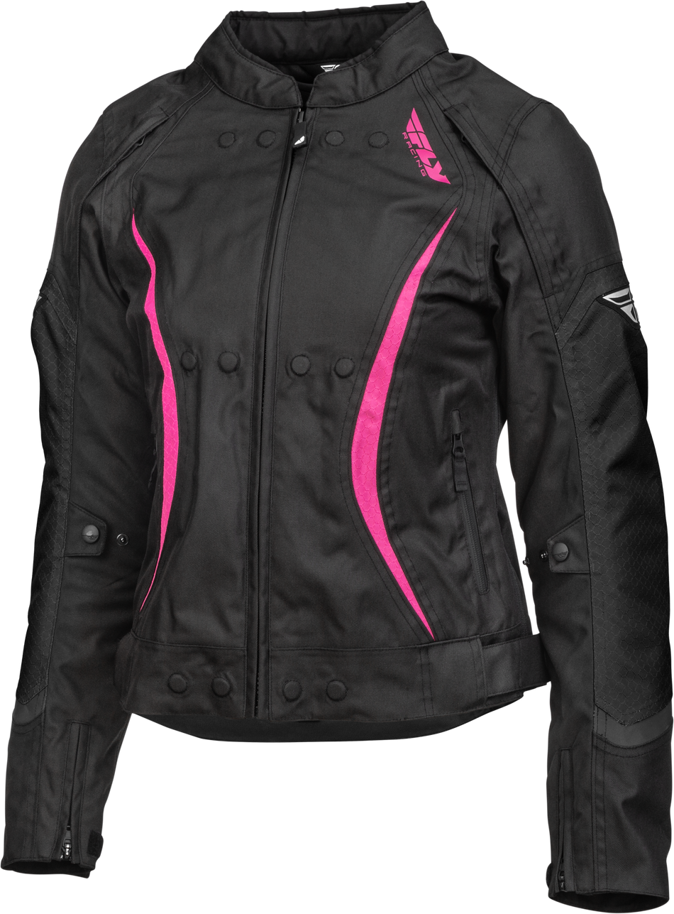 FLY RACING Women's Butane Jacket Black/Pink 2x 477-70412X