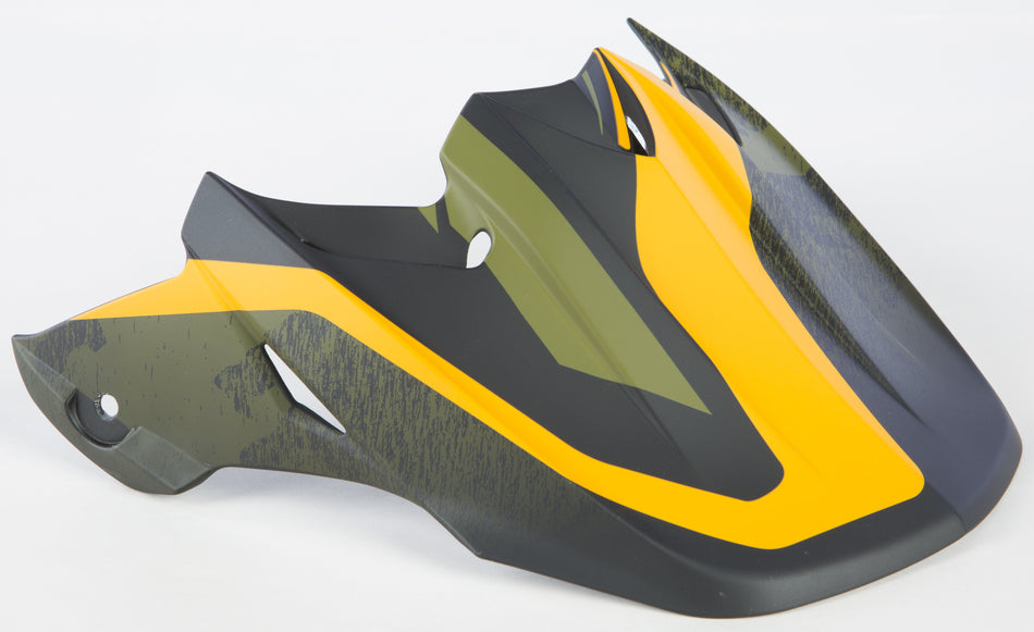 FLY RACING F2 Carbon Pure Helmet Visor Matte Black/Orange/Camo 73-4656
