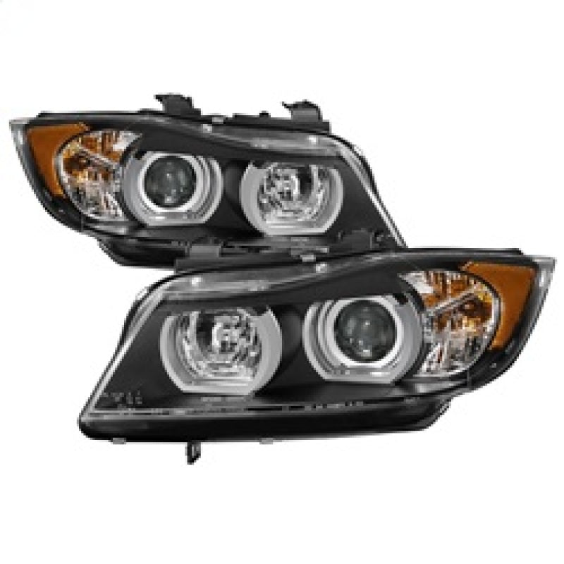 Spyder BMW E90 3-Series 06-08 4DR Headlights - AFS HID Only - Black PRO-YD-BMWE9005V2-AFSHID-BK 5083838