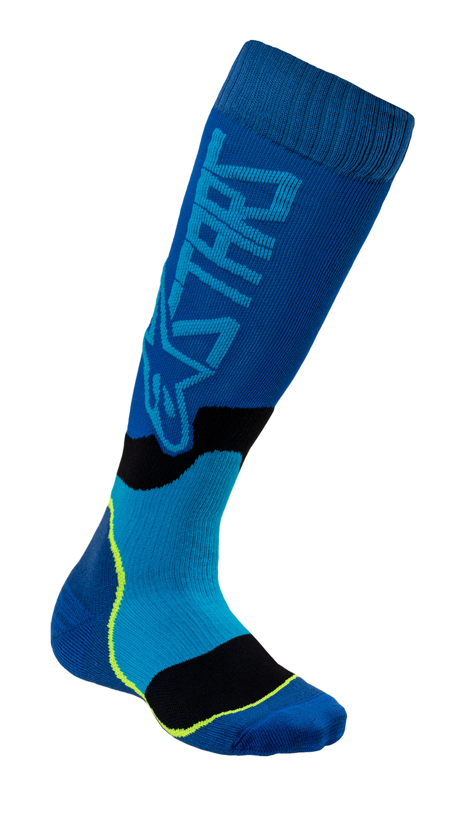 ALPINESTARS Mx Plus-2 Socks Blue/Cyan Medium 4701920-707-S/M